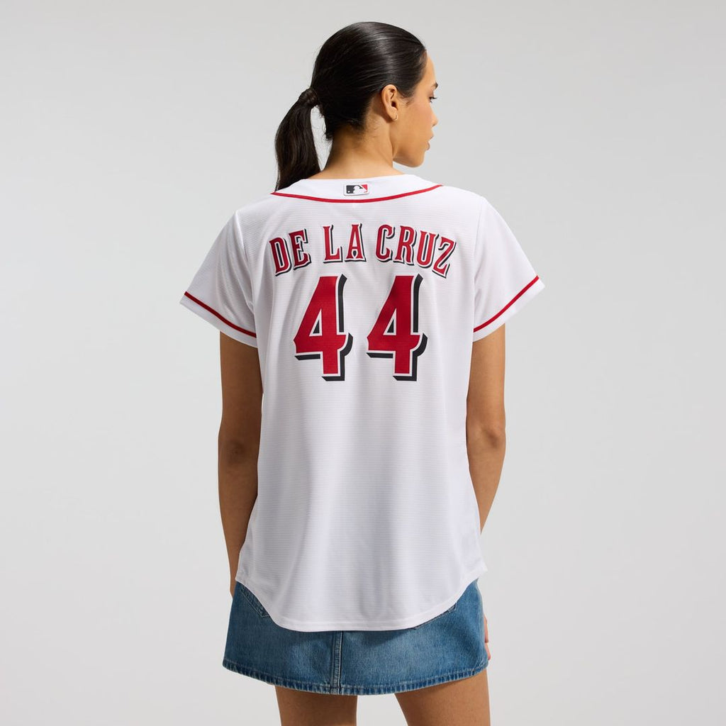 Cincinnati Reds Elly De La Cruz Women's Home Replica Jersey (White)