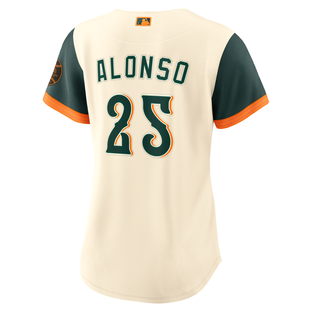 Baltimore Orioles Pete Alonso Women's 2026 City Connect Stadium Jersey (Cream)