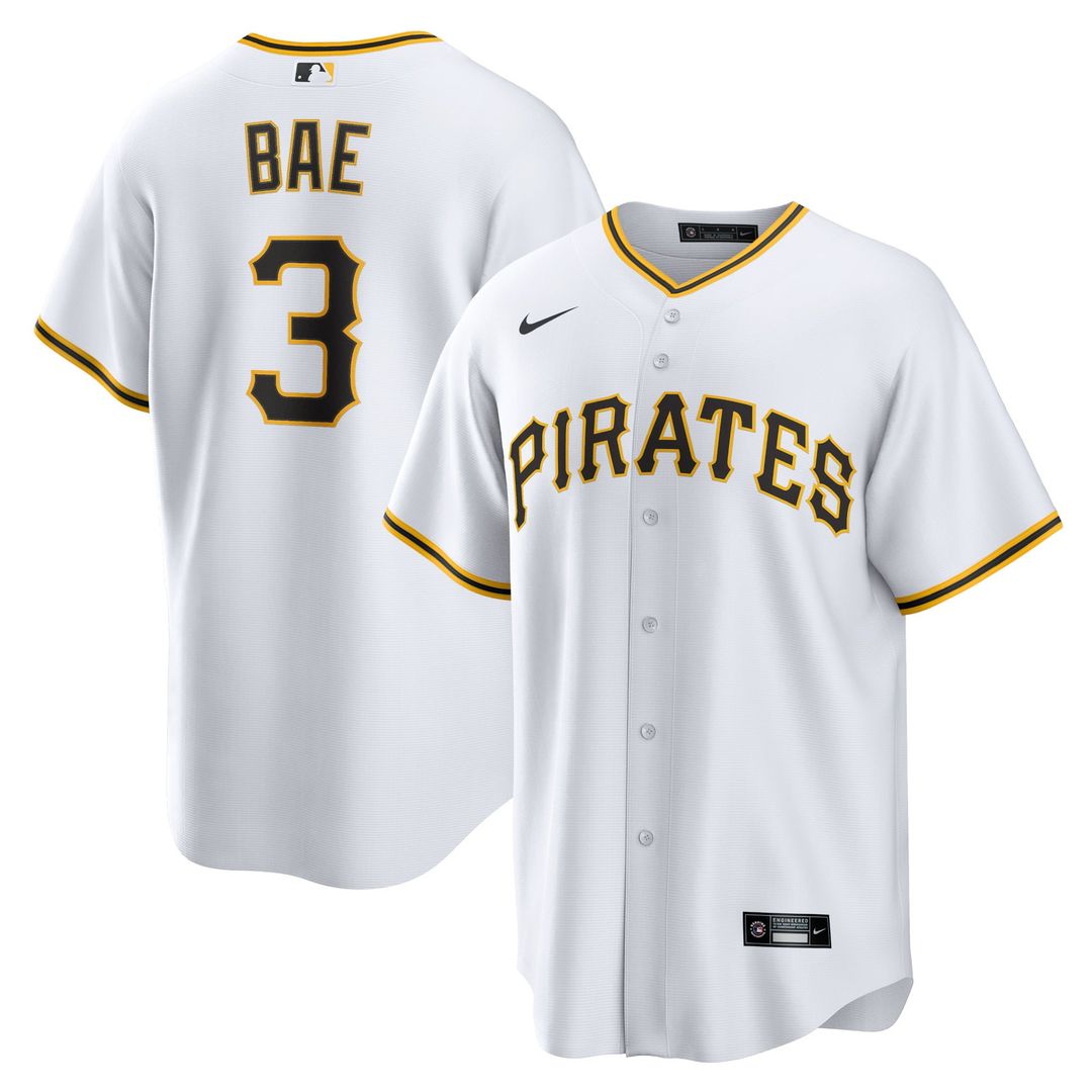 Pittsburgh Pirates Ji - Hwan Bae Replica Jersey (White)