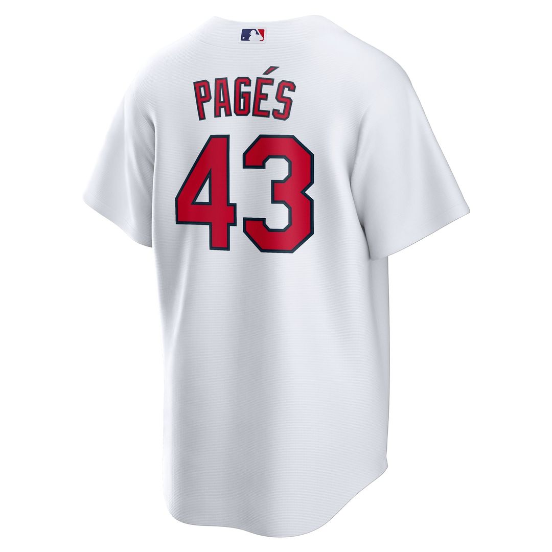 St. Louis Cardinals Pedro Pagés Home Replica Jersey (White)