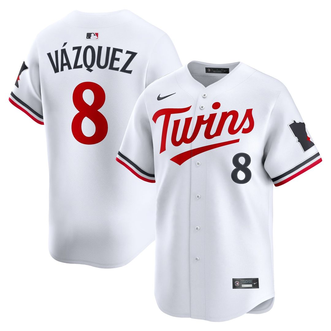 Minnesota Twins Christian Vázquez Home Limited Jersey (White)