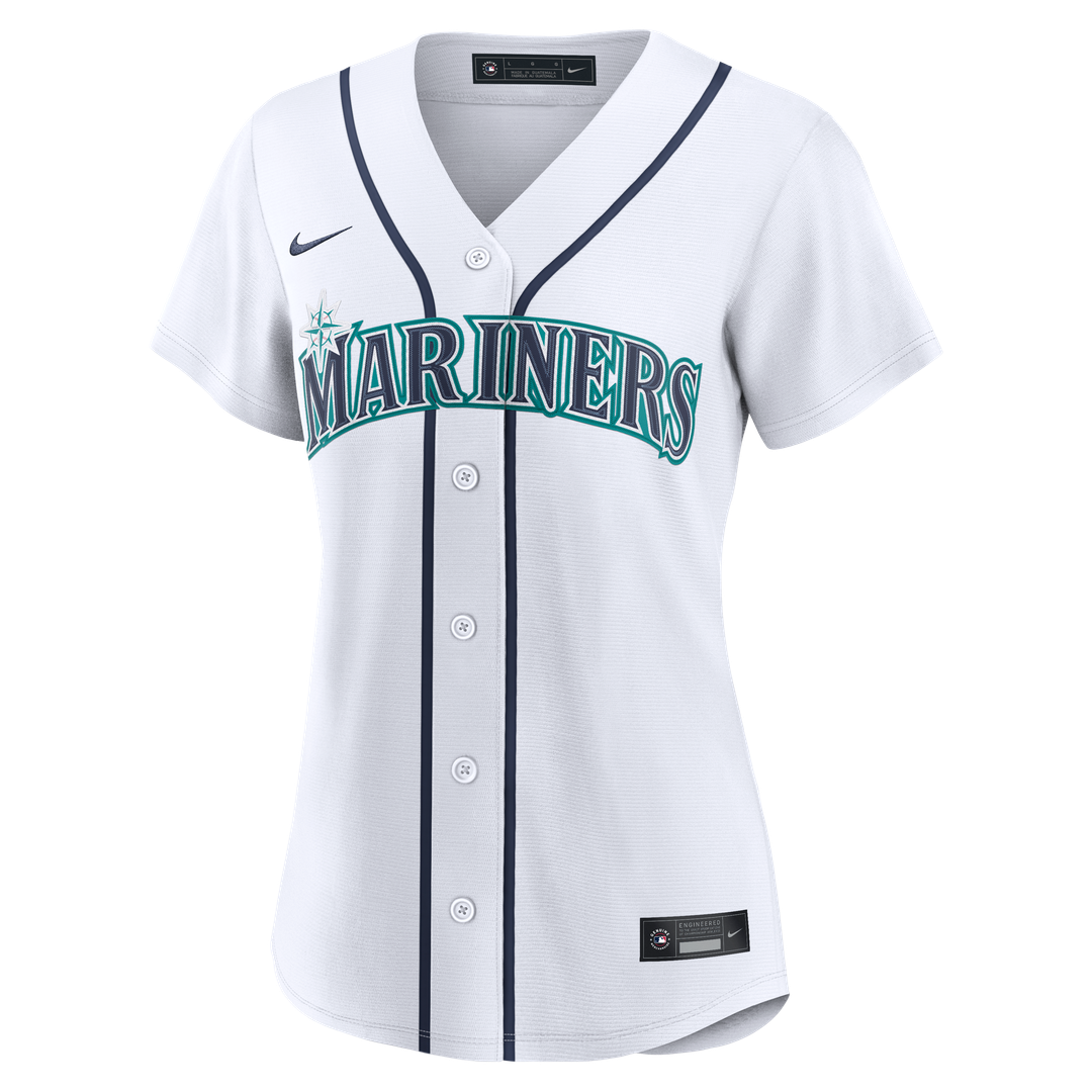 Seattle Mariners Cole Young Women's Home Replica Jersey (White)