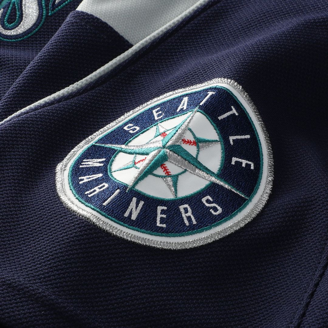Seattle Mariners Ichiro Suzuki Cooperstown Batting Practice Jersey (Navy)