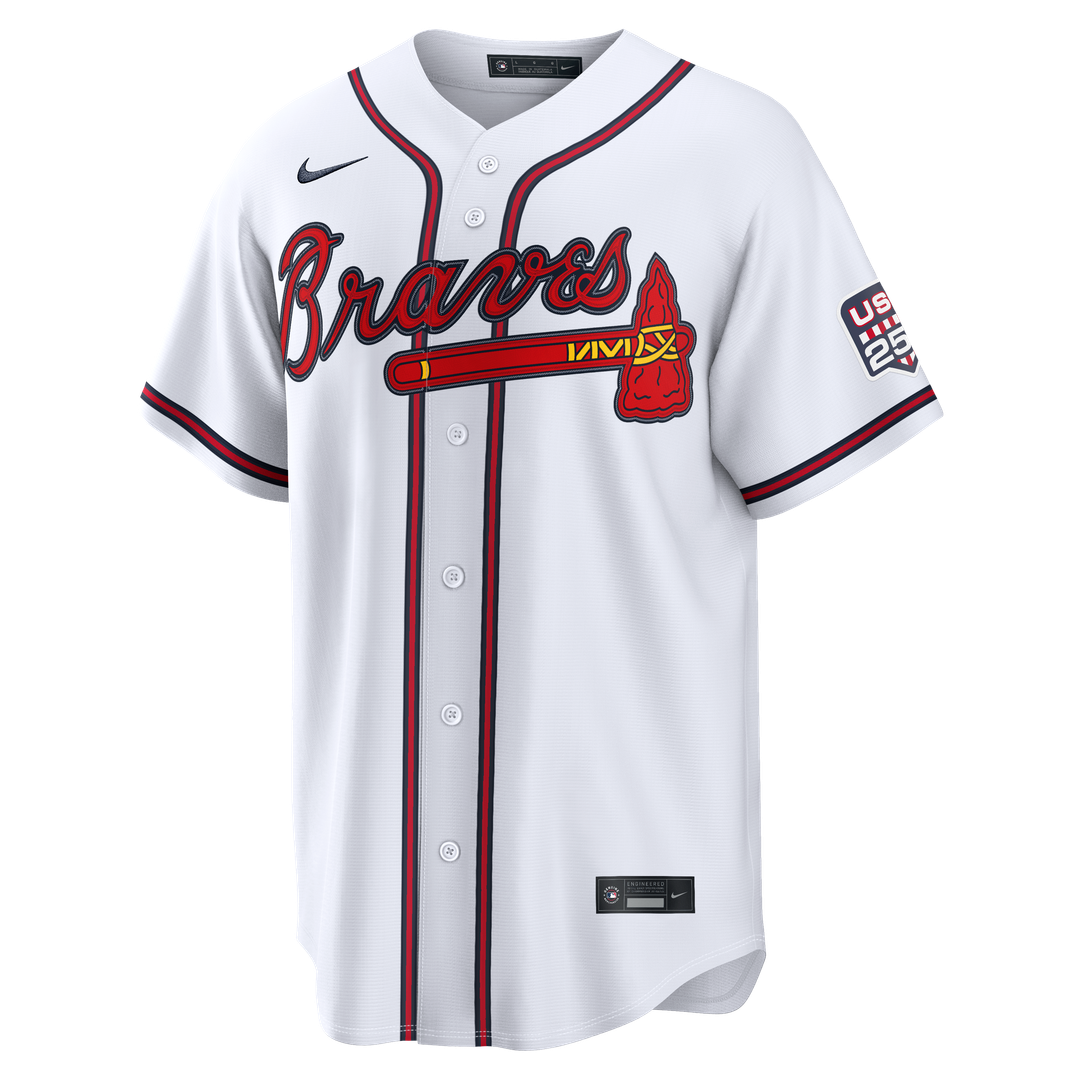 Atlanta Braves Drake Baldwin USA 250 Fourth of July Home Stadium Jersey (White)