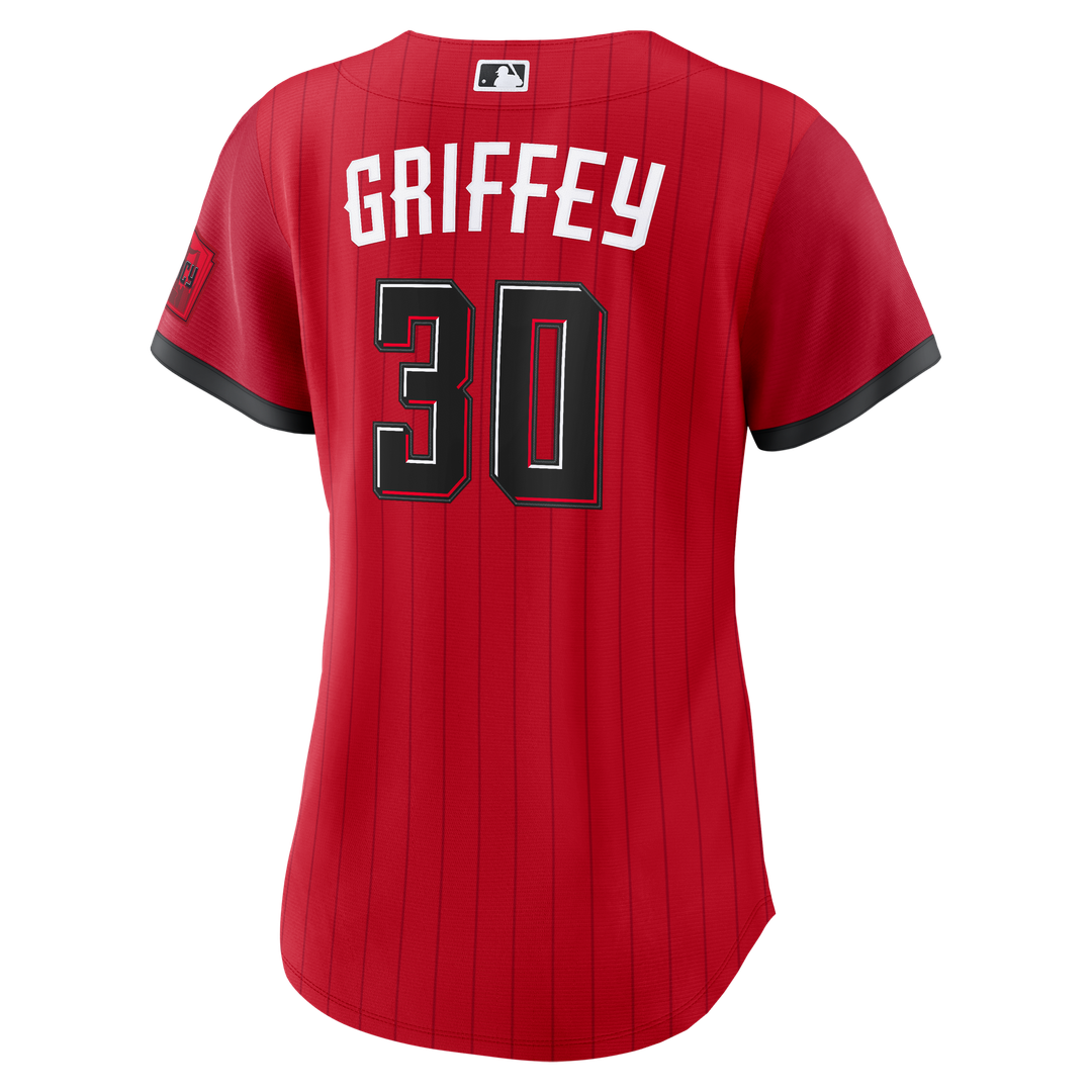 Cincinnati Reds Ken Griffey Jr. Women's 2026 City Connect Stadium Jersey (Red)
