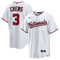 Washington Nationals Dylan Crews Home Replica Jersey (White)