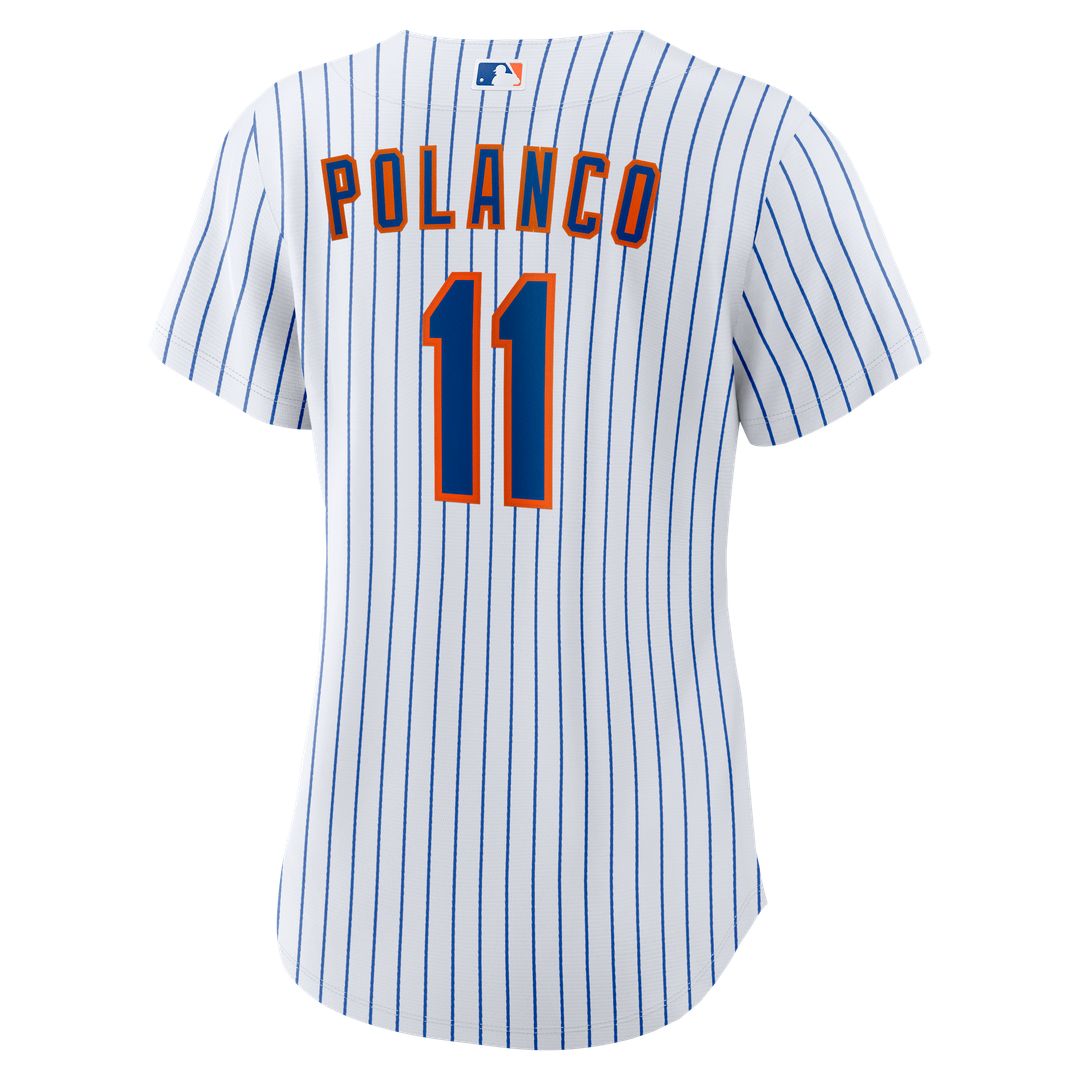 New York Mets Jorge Polanco Women's Home Replica Jersey (White)