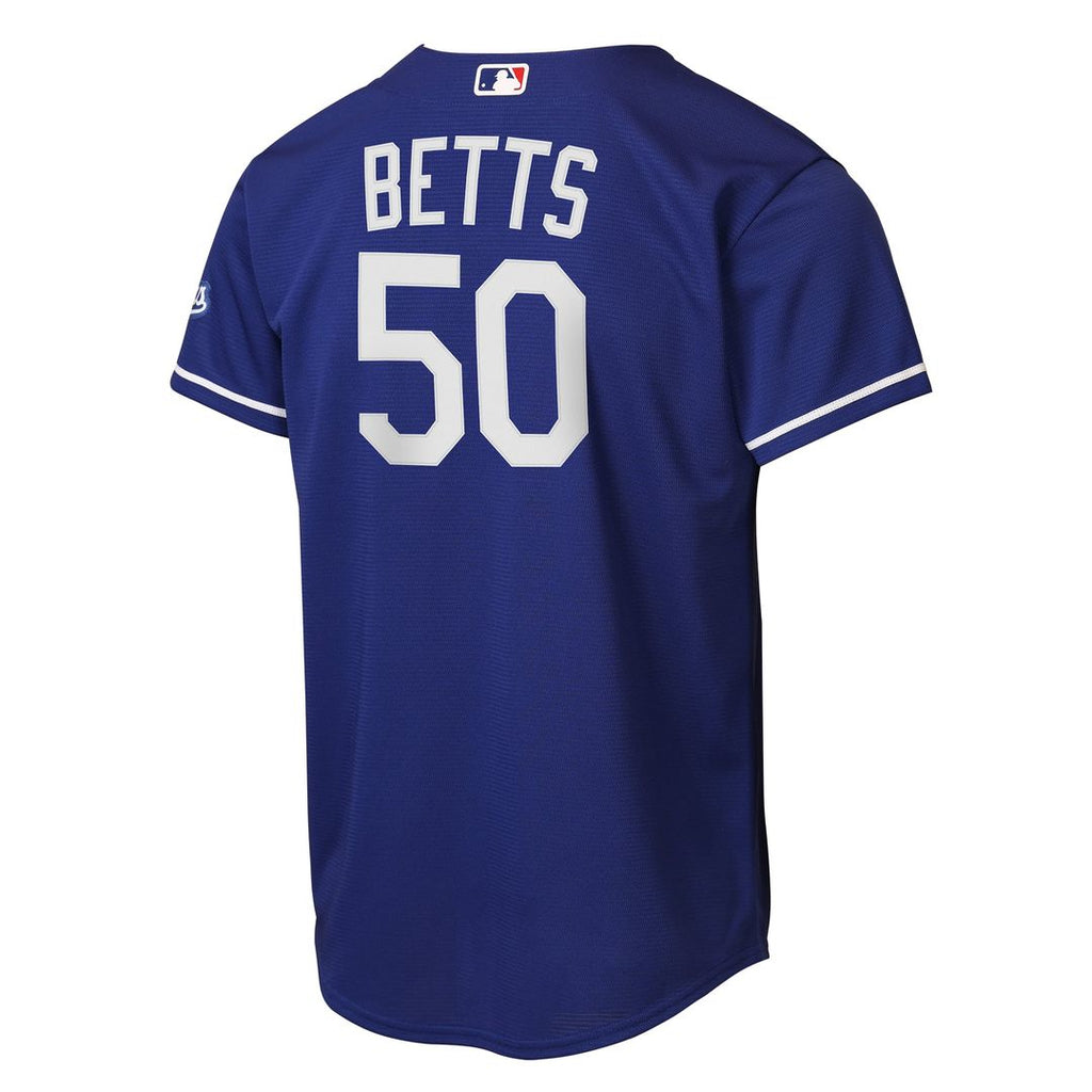 Los Angeles Dodgers Mookie Betts Youth Alternate Stadium Jersey (Royal)