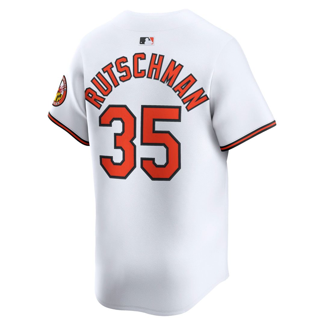 Baltimore Orioles Adley Rutschman Home Limited Jersey (White)