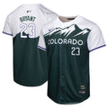 Colorado Rockies Kris Bryant Youth City Connect Limited Jersey (Green)