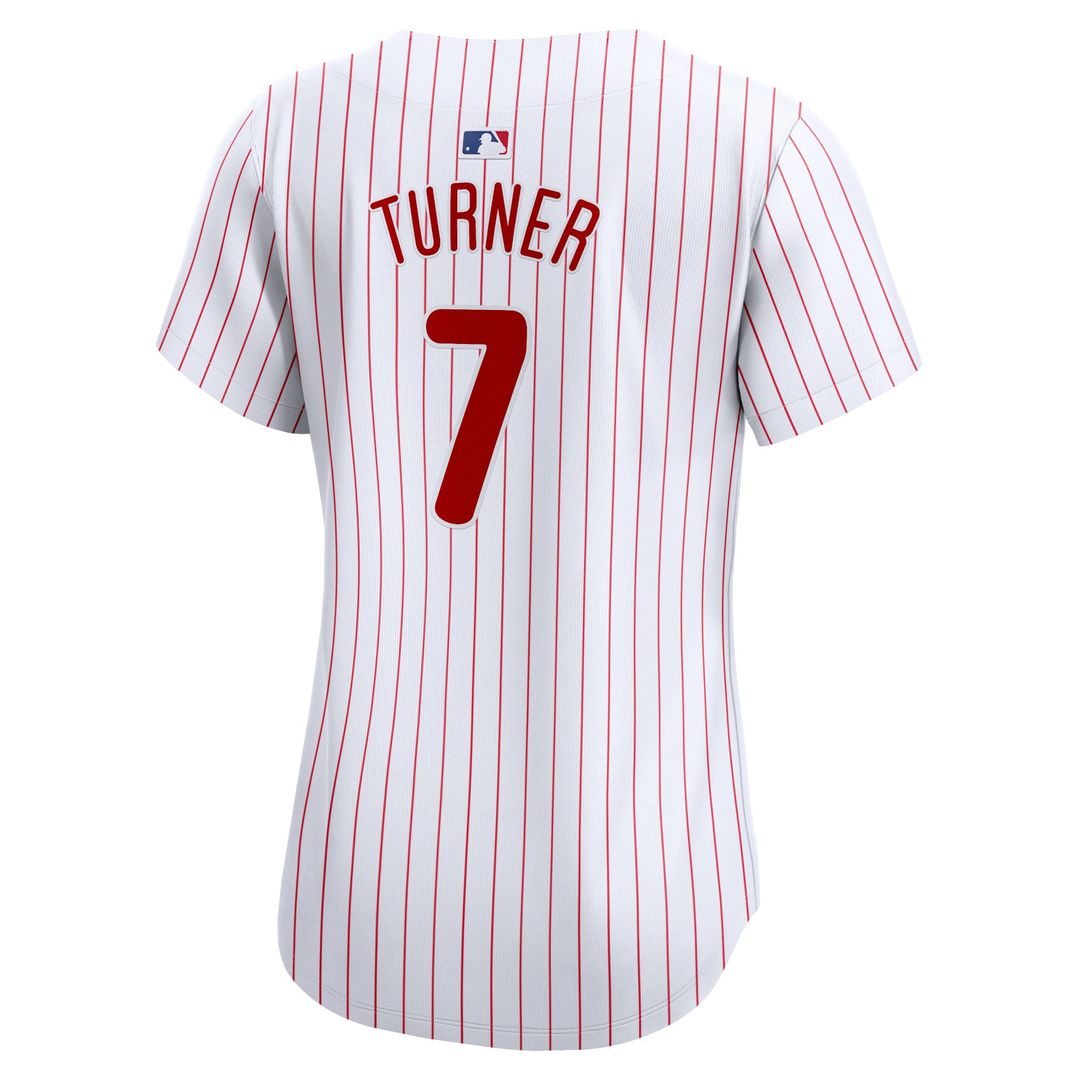 Philadelphia Phillies Trea Turner Women's Home Limited Jersey (White)