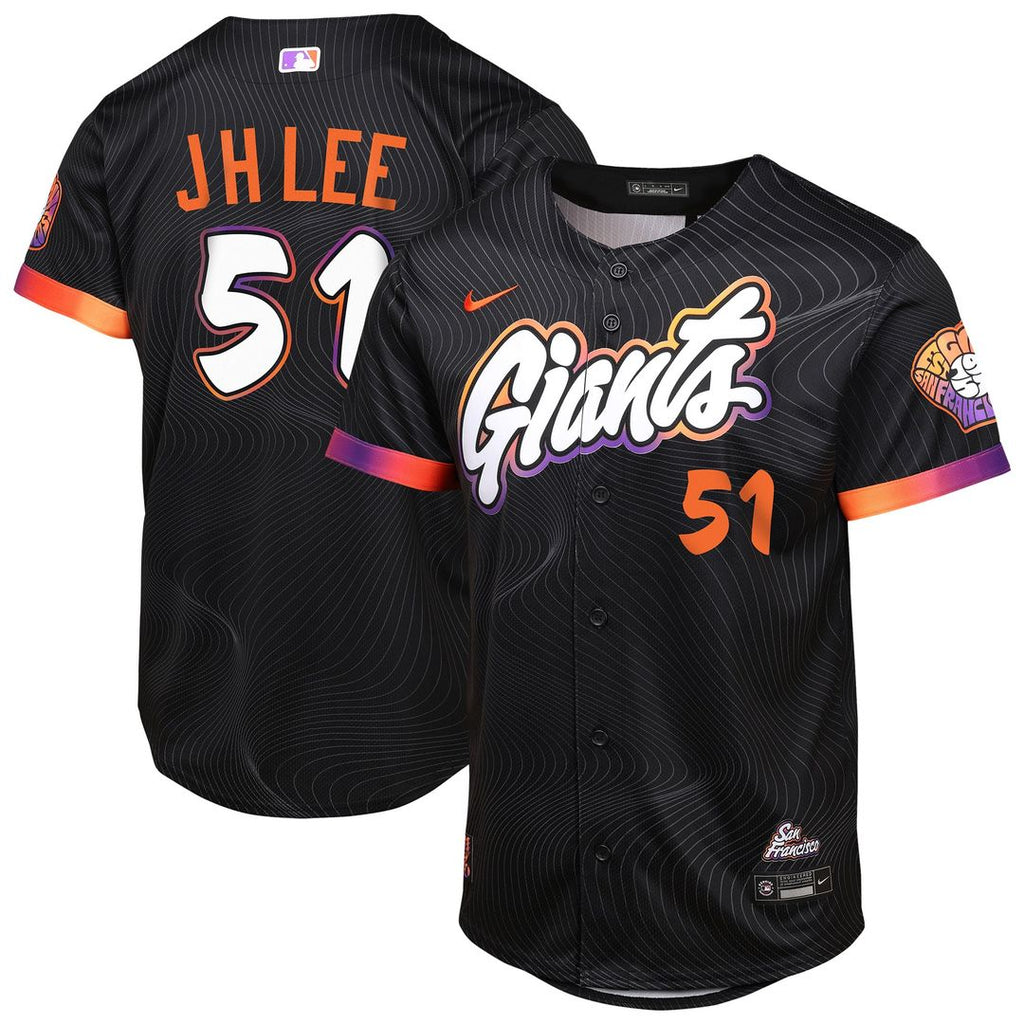 San Francisco Giants Jung Hoo Lee Youth 2025 City Connect Limited Jersey (Anthracite)