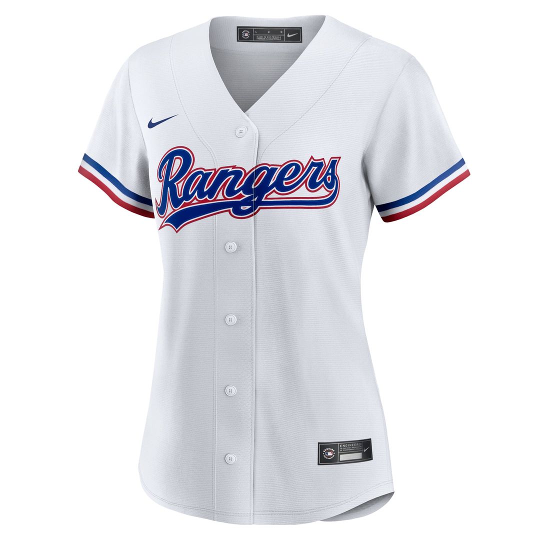 Texas Rangers Nathan Eovaldi Women's Home Replica Jersey (White)