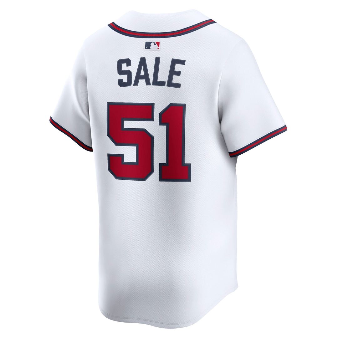 Atlanta Braves Chris Sale Home Limited Jersey (White)