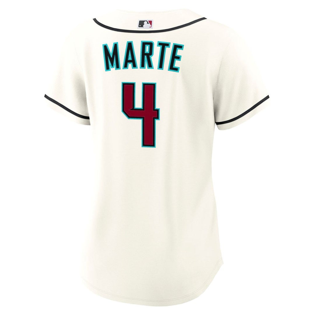 Arizona Diamondbacks Ketel Marte Women's Home Replica Jersey (Cream)