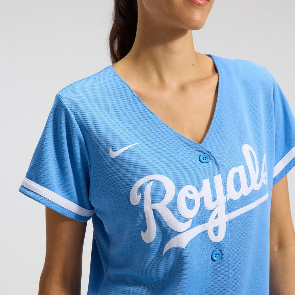 Kansas City Royals Women's Alternate Replica Team Logo Jersey (Light Blue)
