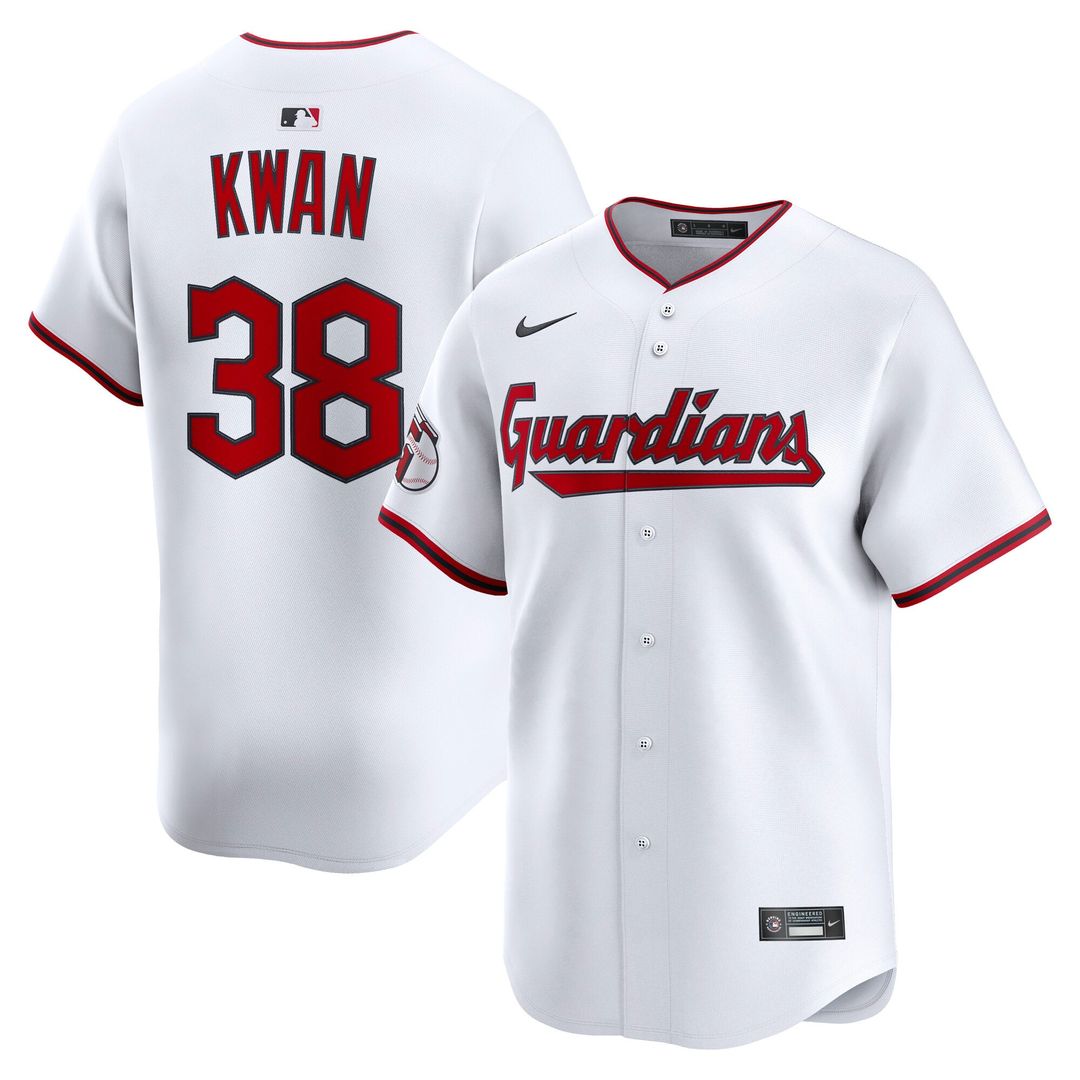 Cleveland Guardians Steven Kwan Home Limited Jersey (White)