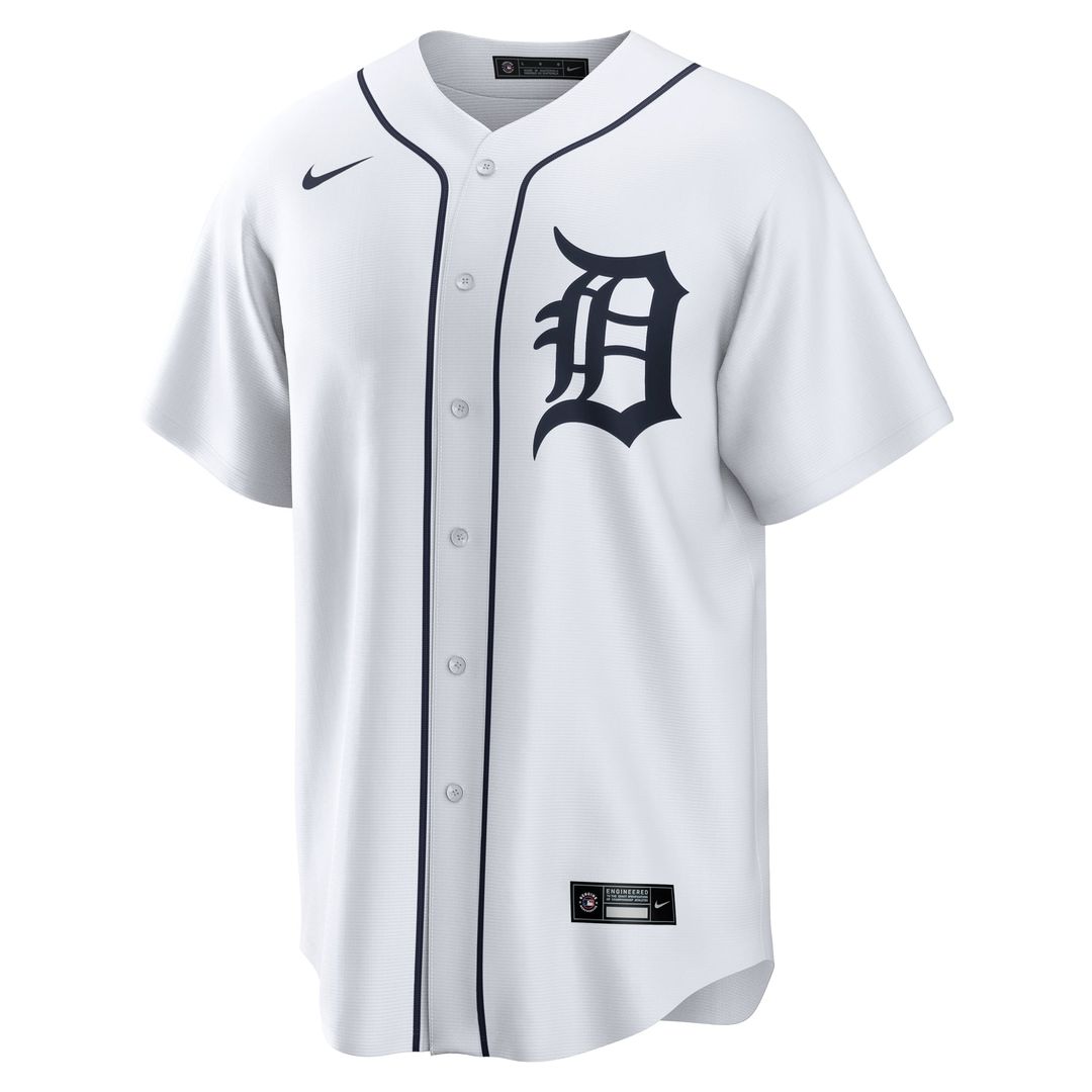 Detroit Tigers Kerry Carpenter Home Replica Jersey (White)