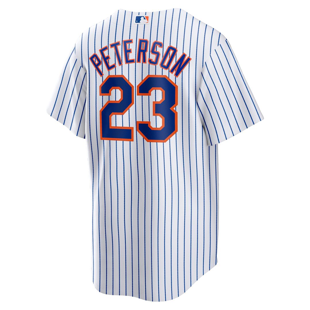 New York Mets David Peterson Home Replica Jersey (White)