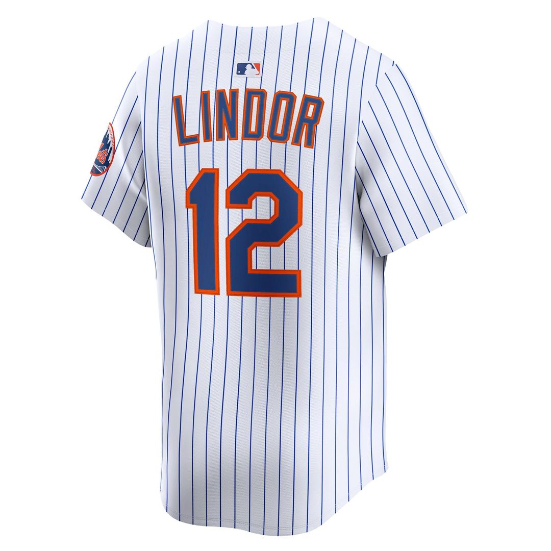 New York Mets Francisco Lindor Alternate Limited Jersey (Black)