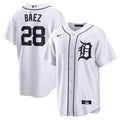 Detroit Tigers Javier Baez Home Replica Jersey (White)