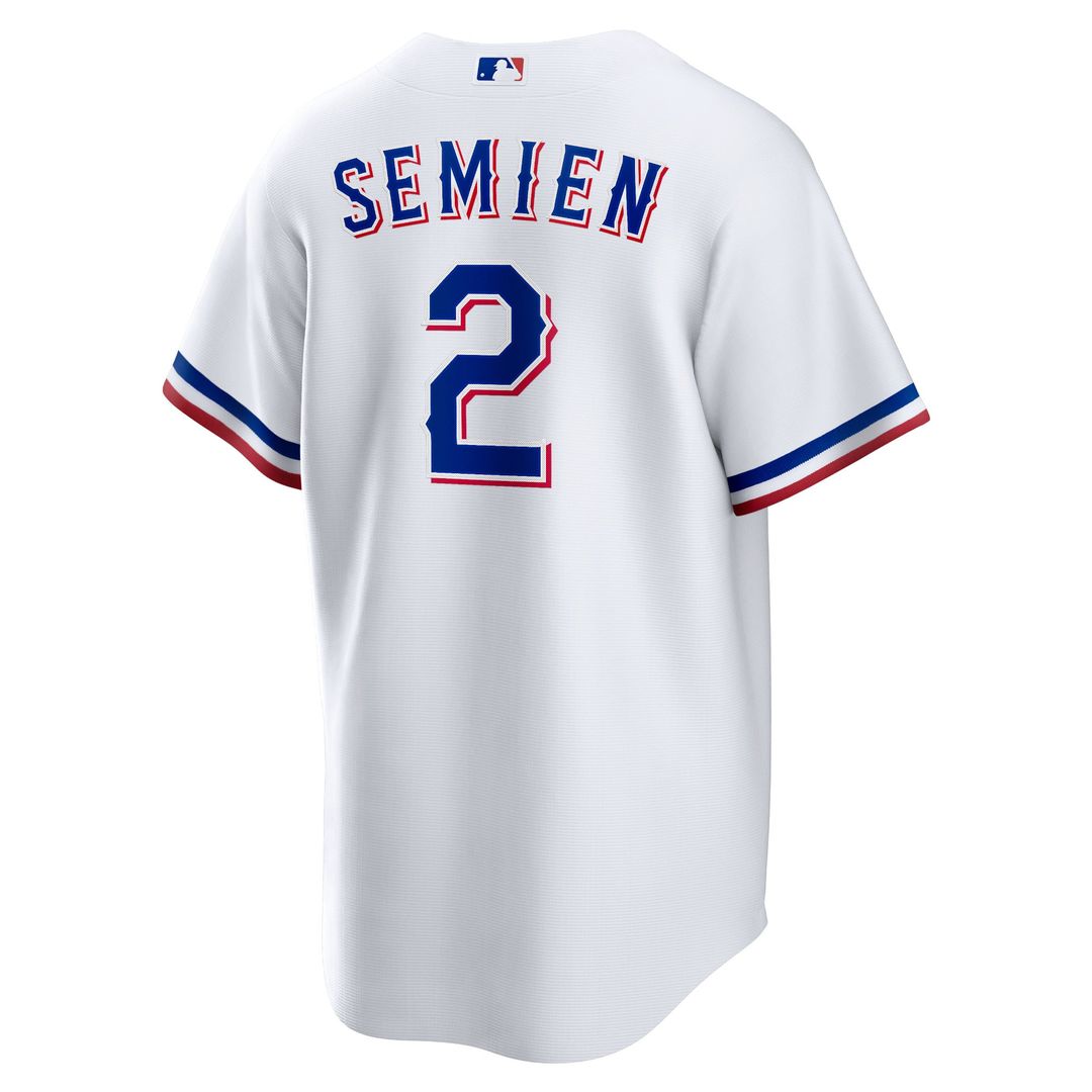 Texas Rangers Marcus Semien Home Replica Jersey (White)