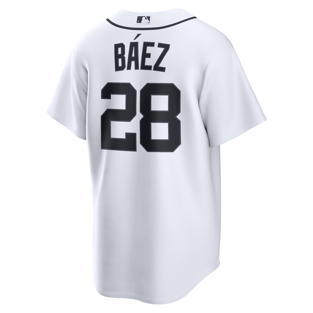 Detroit Tigers Javier Báez Home Replica Jersey (White)