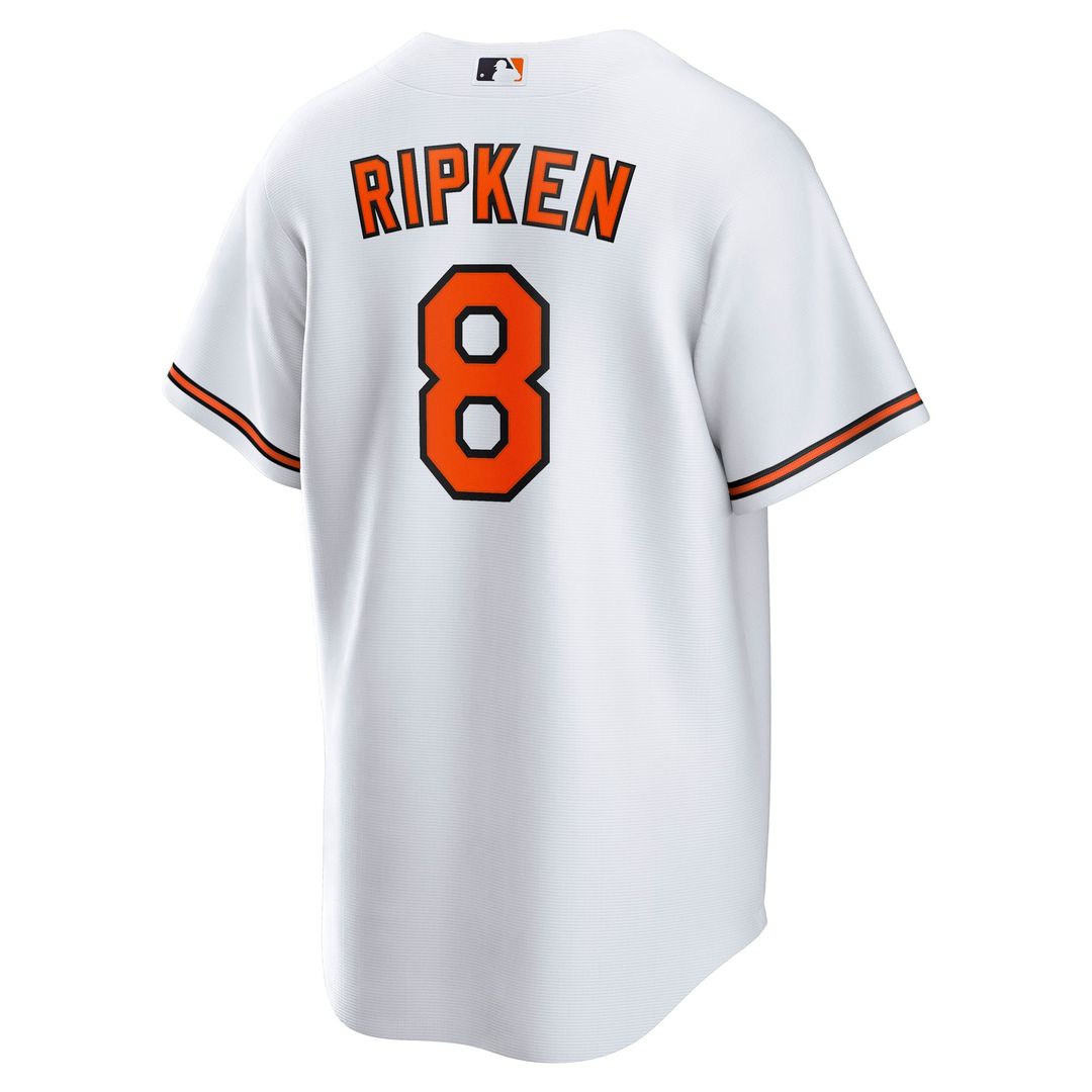 Baltimore Orioles Cal Ripken Jr. Throwback Replica Jersey (White)