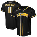 Milwaukee Brewers Jackson Chourio Youth Fashion Replica Jersey (Black)