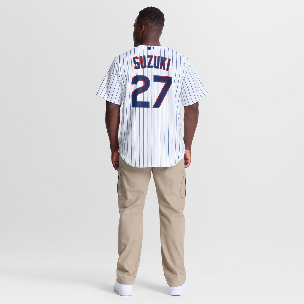 Chicago Cubs Seiya Suzuki Home Replica Jersey (White)