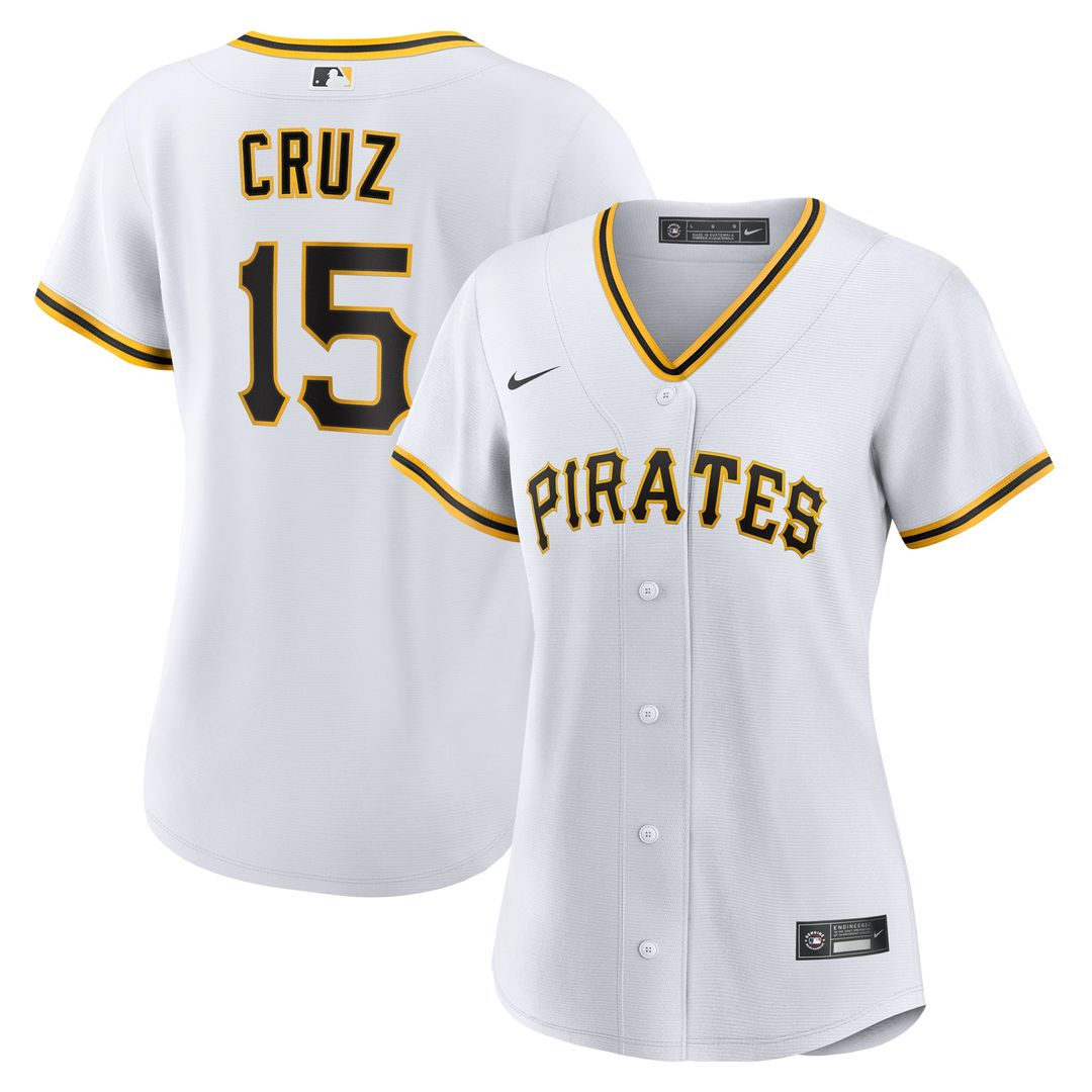 Pittsburgh Pirates Oneil Cruz Women's Home Replica Jersey (White)