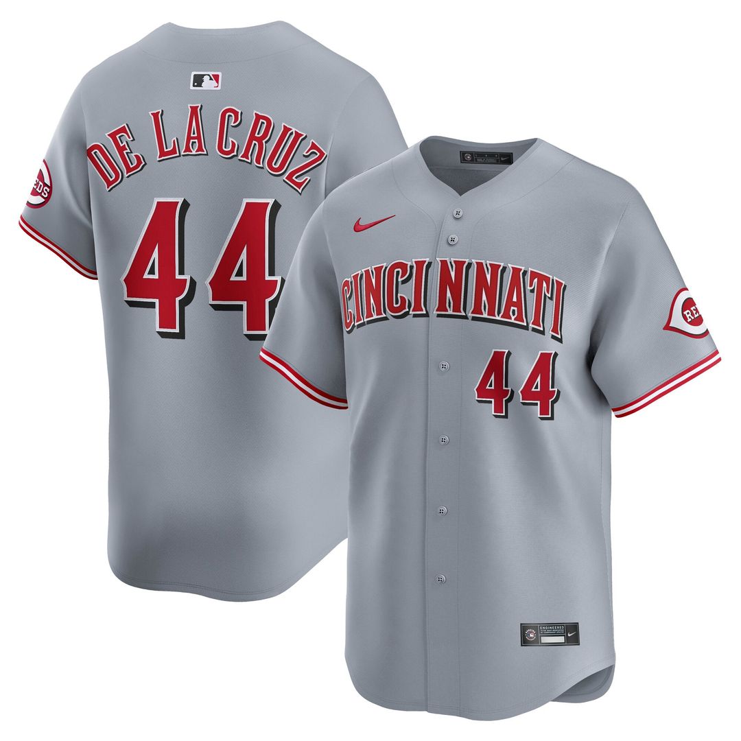 Cincinnati Reds Elly De La Cruz Road Limited Jersey (Gray)