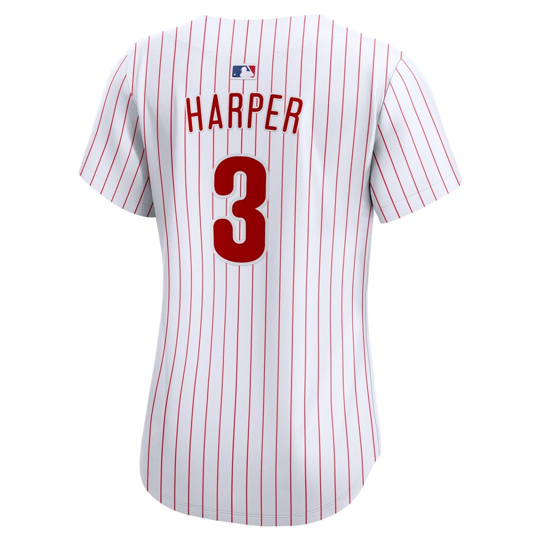 Philadelphia Phillies Bryce Harper Women's Home Limited Jersey (White)