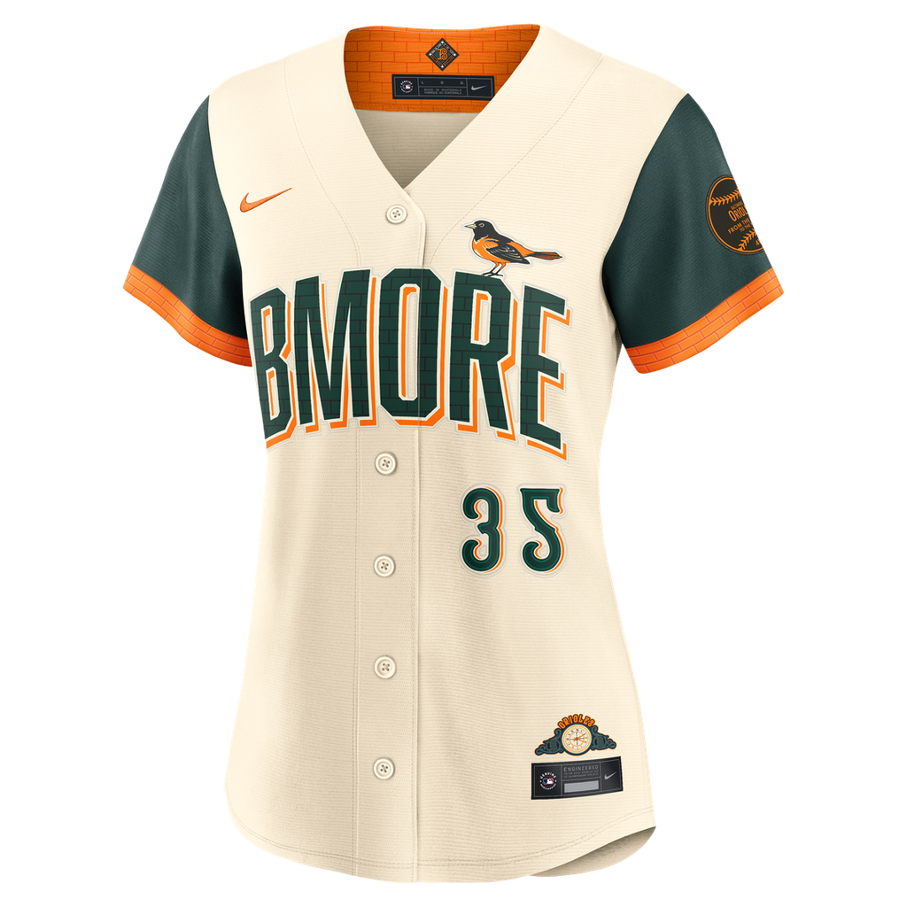 Baltimore Orioles Adley Rutschman Women's 2026 City Connect Stadium Jersey (Cream)