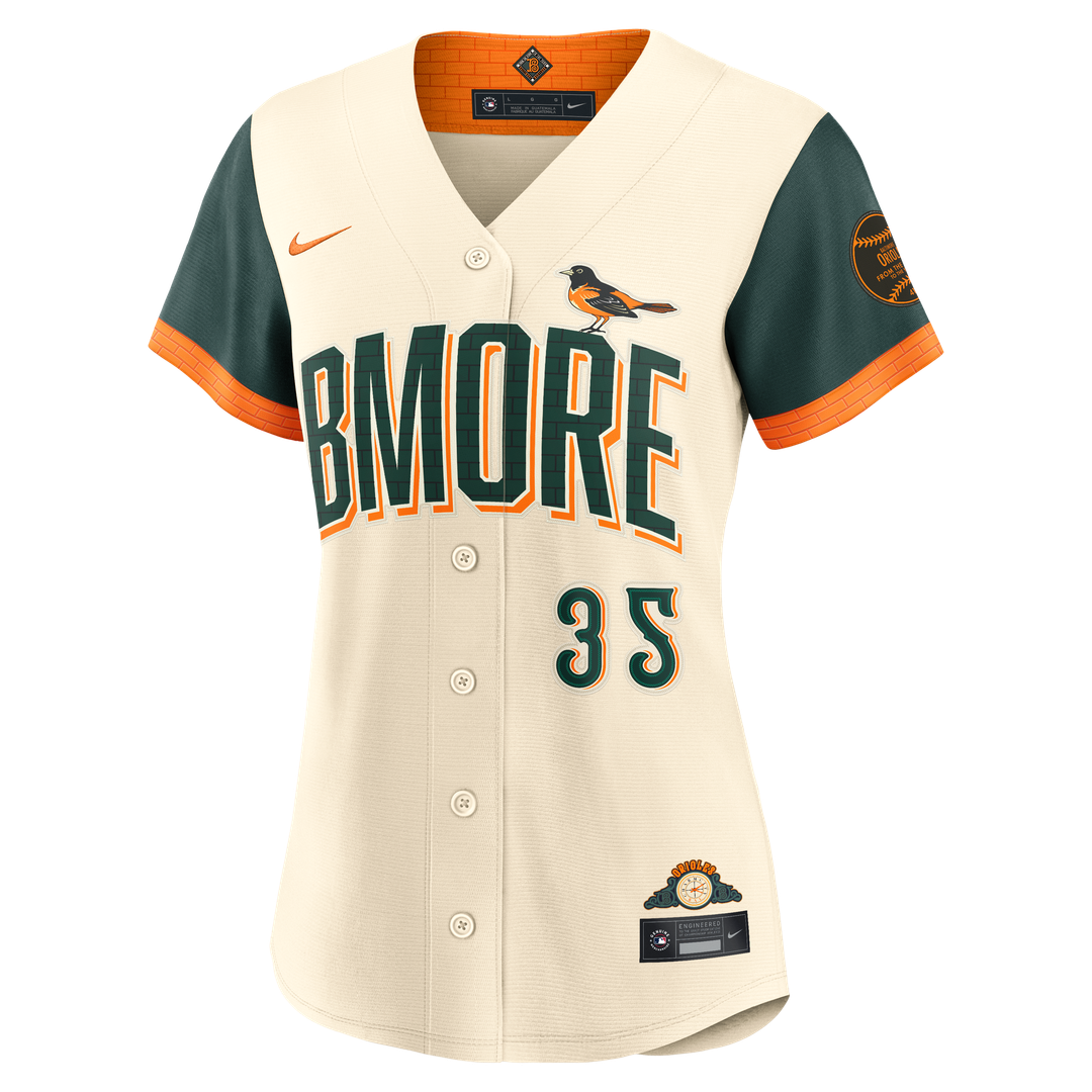 Baltimore Orioles Adley Rutschman Women's 2026 City Connect Stadium Jersey (Cream)