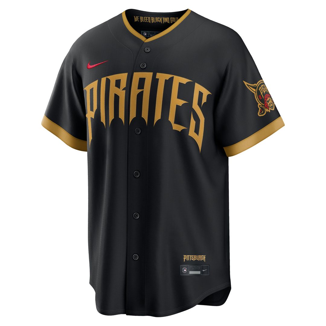 Pittsburgh Pirates Roberto Clemente 2026 City Connect Stadium Jersey (Black)