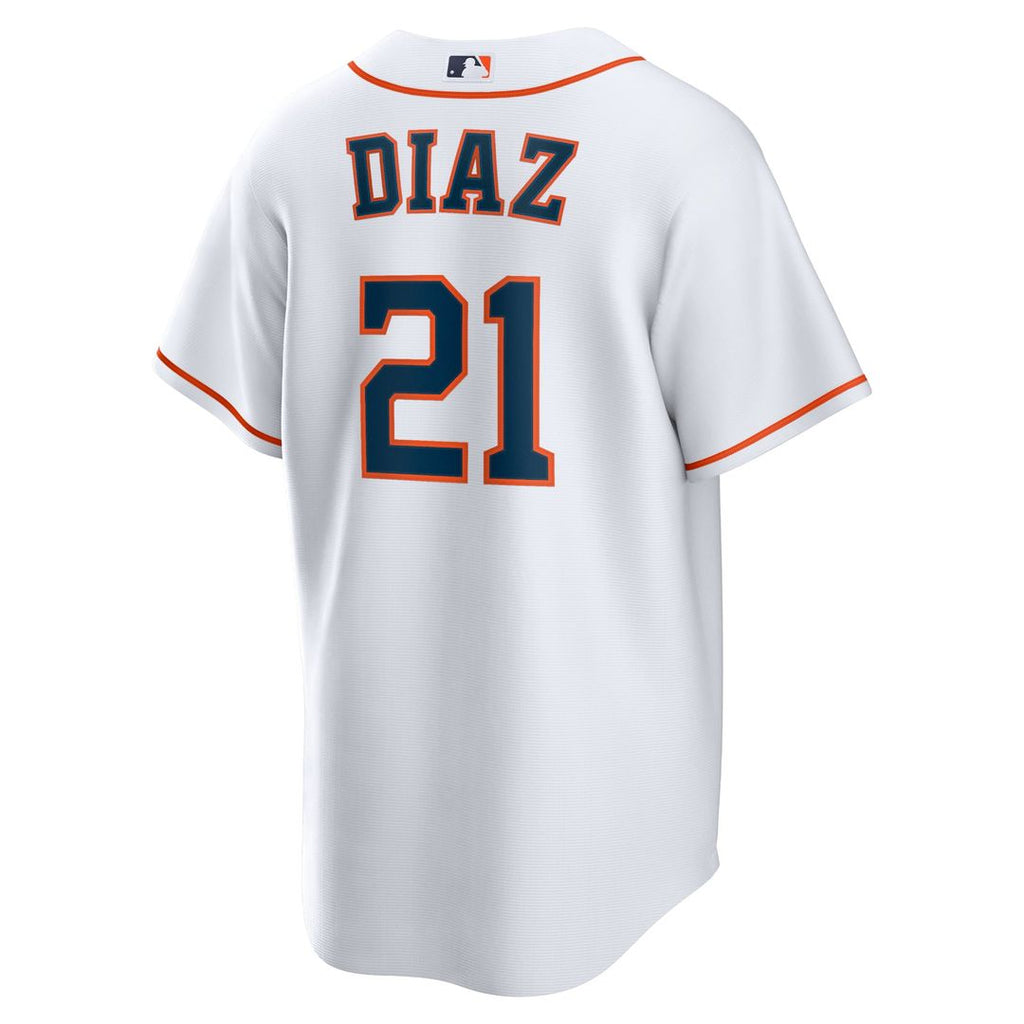 Houston Astros Yainer Diaz Home Replica Jersey (White)