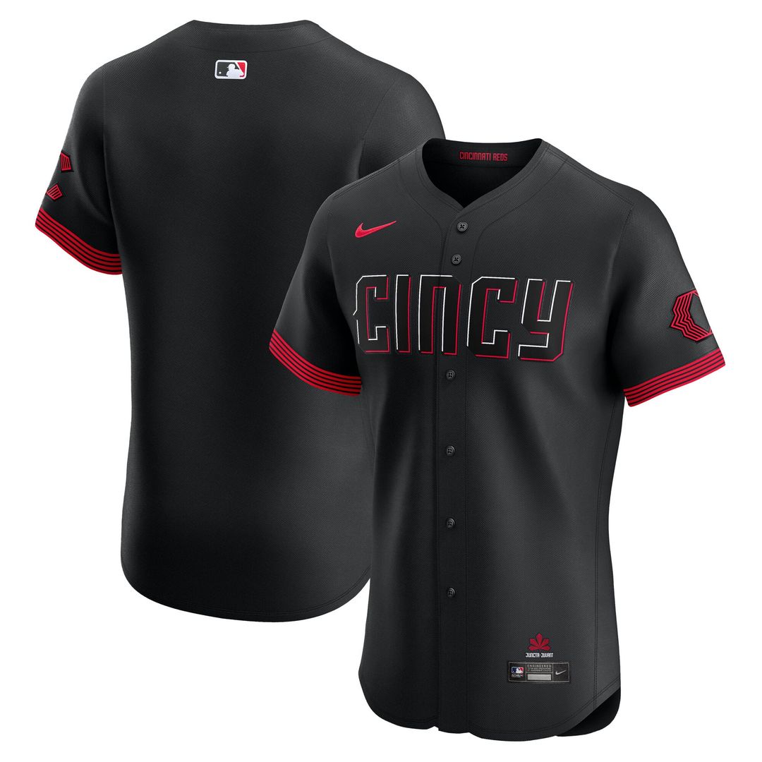 Cincinnati Reds City Connect Elite Jersey (Black)