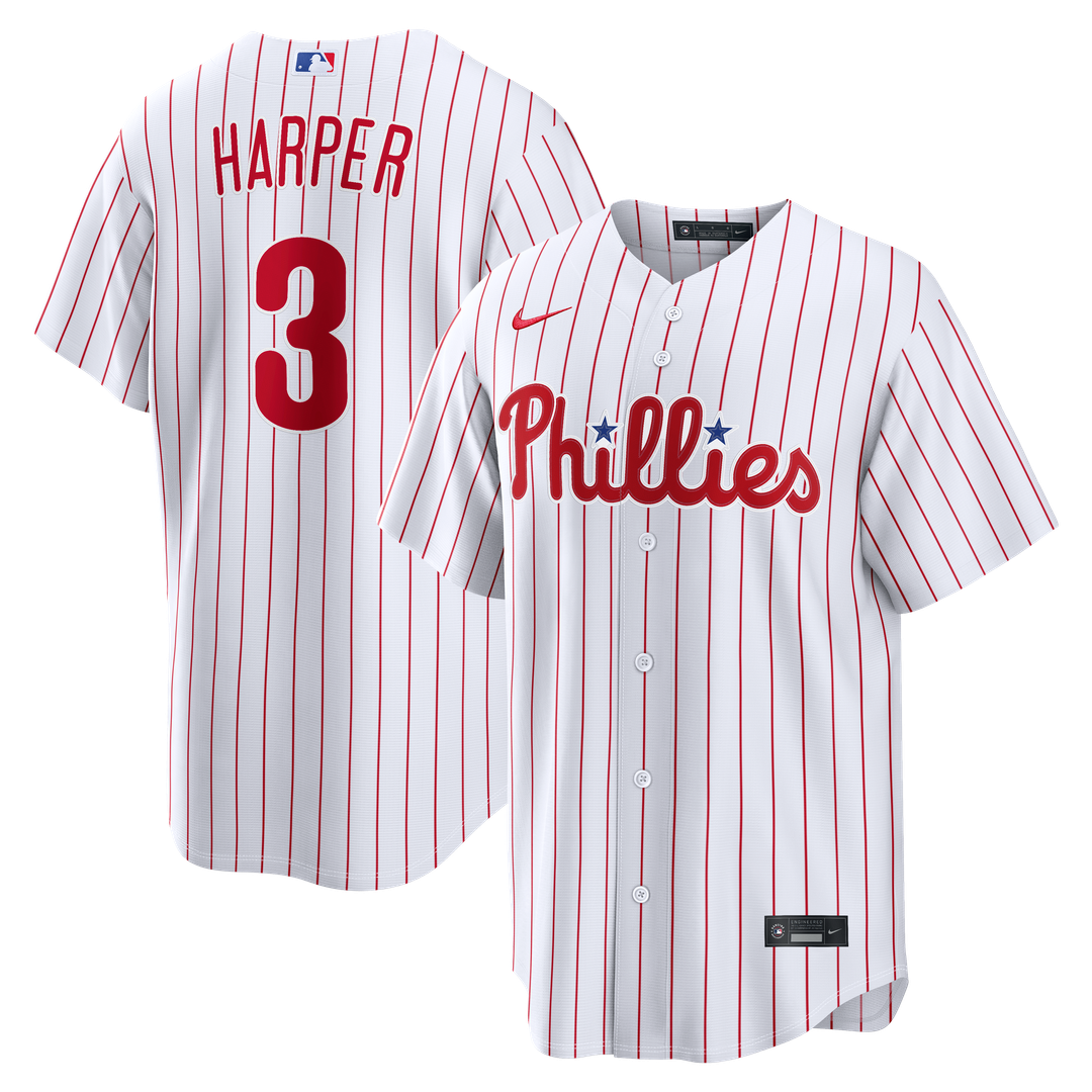 Philadelphia Phillies Bryce Harper Home Replica Jersey (White)