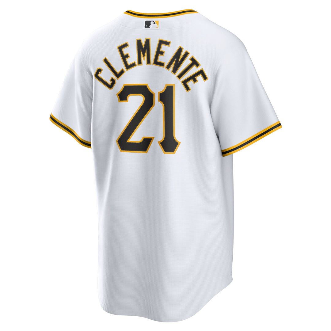 Pittsburgh Pirates Roberto Clemente Home Replica Player Name Jersey (White)
