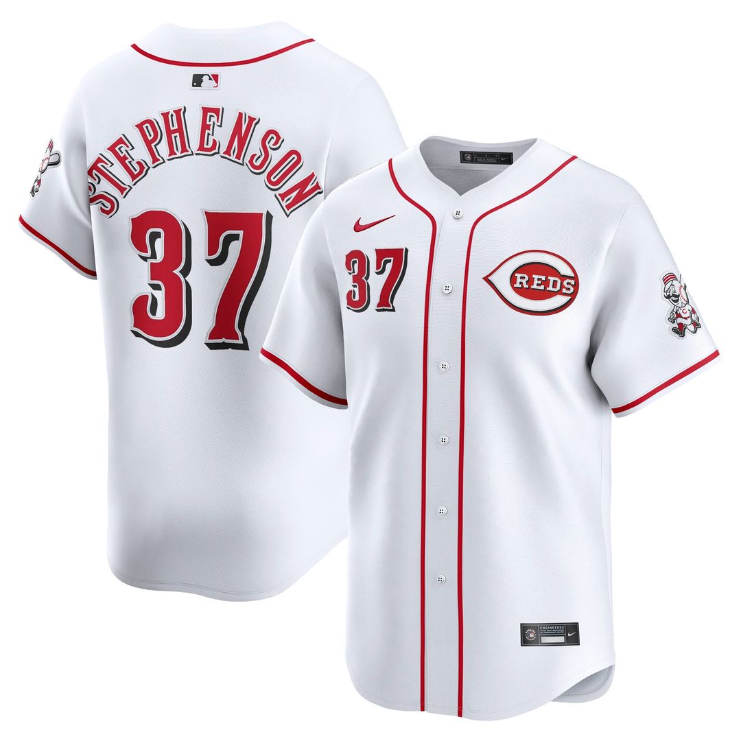 Cincinnati Reds Tyler Stephenson Home Limited Jersey (White)