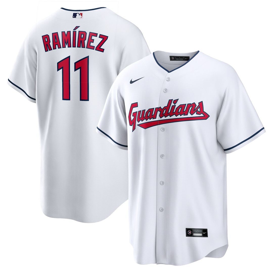 Cleveland Guardians José Ramírez Replica Jersey (White)