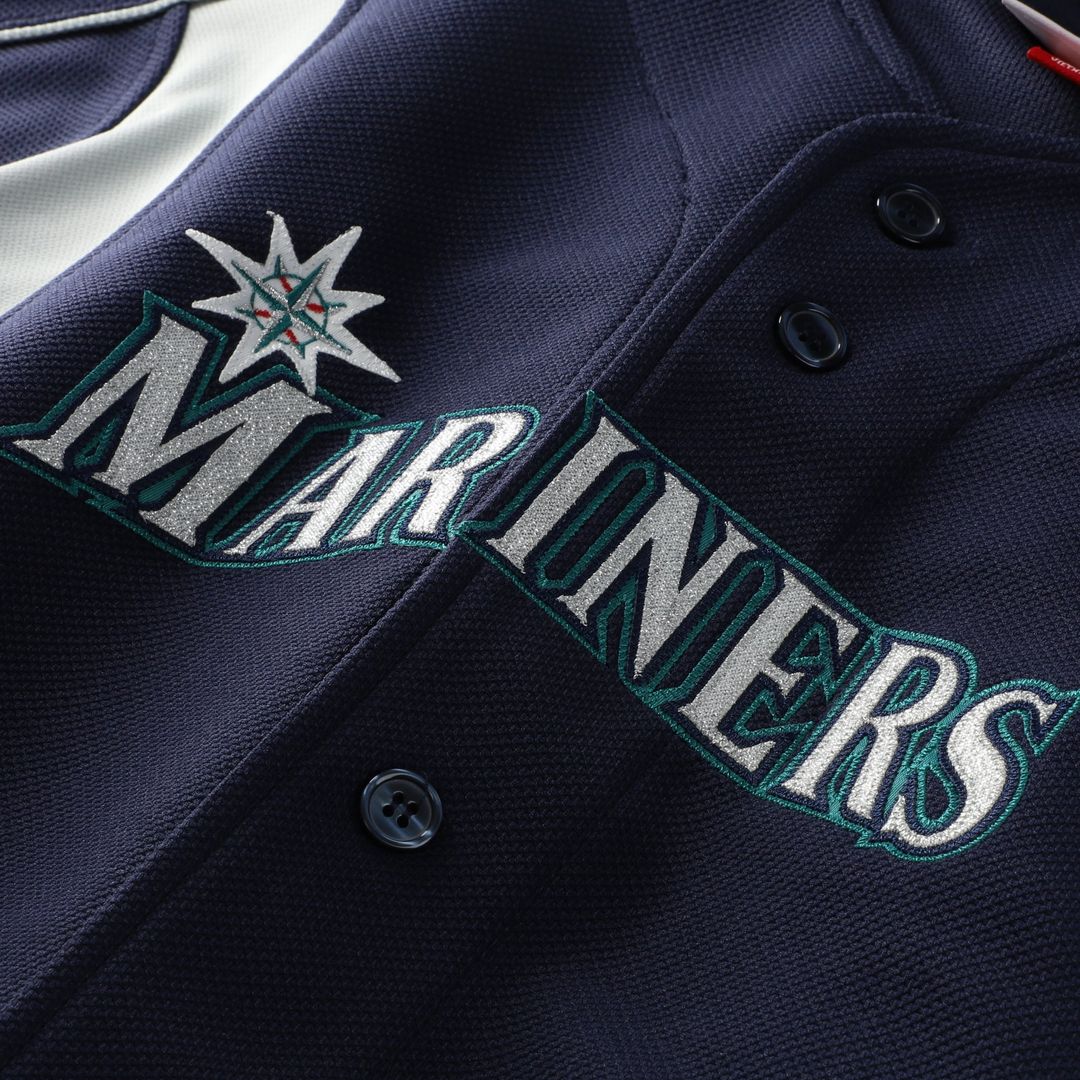 Seattle Mariners Ichiro Suzuki Cooperstown Batting Practice Jersey (Navy)
