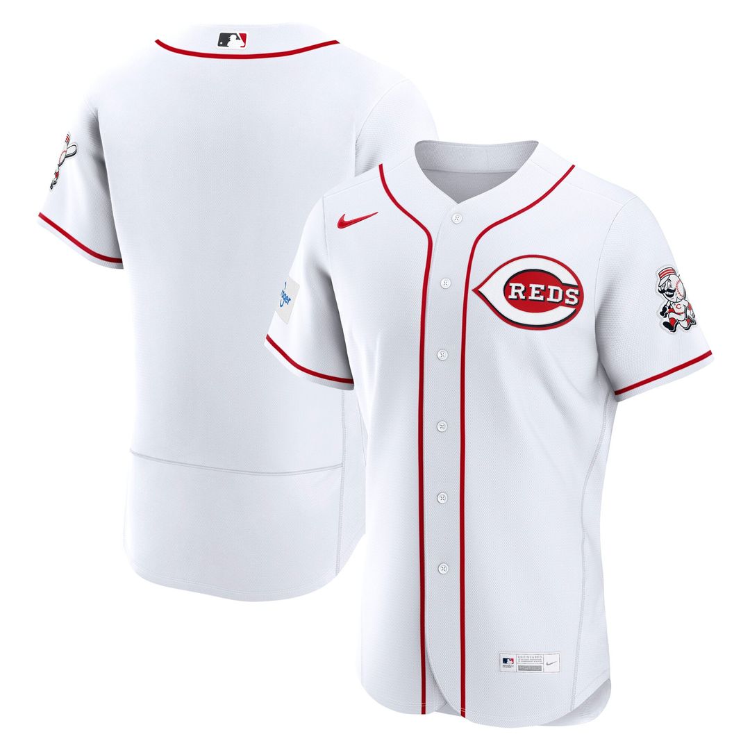 Cincinnati Reds Home Authentic Jersey (White)