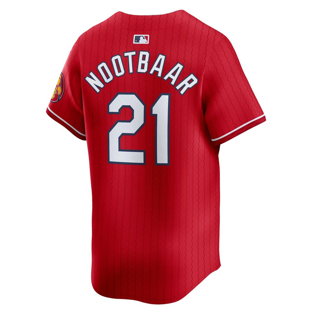 St. Louis Cardinals Lars Nootbaar City Connect Limited Jersey (Red)