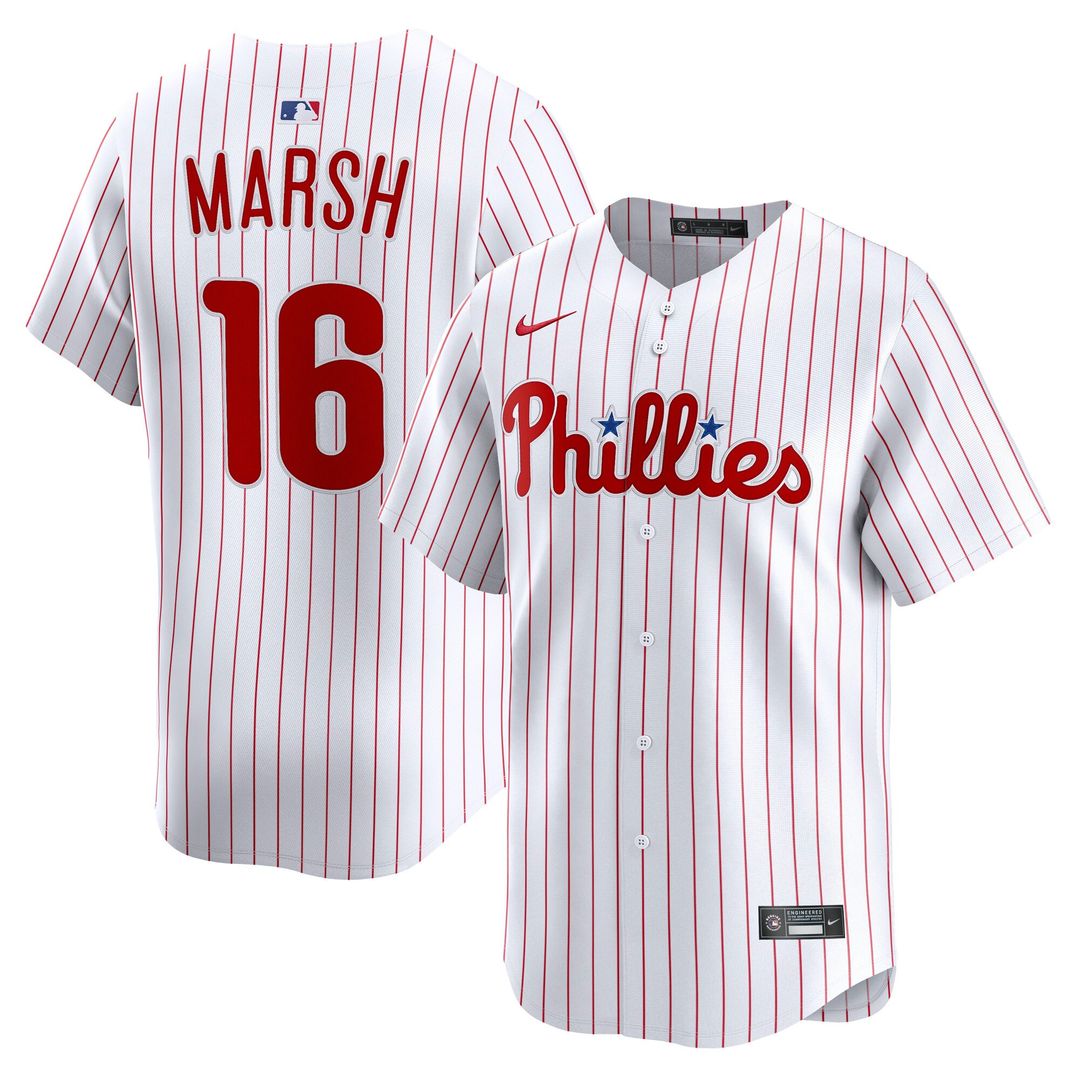 Philadelphia Phillies Brandon Marsh Home Limited Jersey (White)