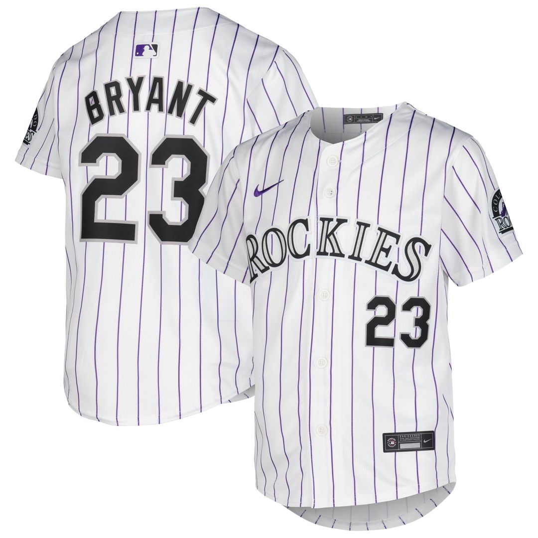 Colorado Rockies Kris Bryant Youth Alternate Limited Jersey (Purple)