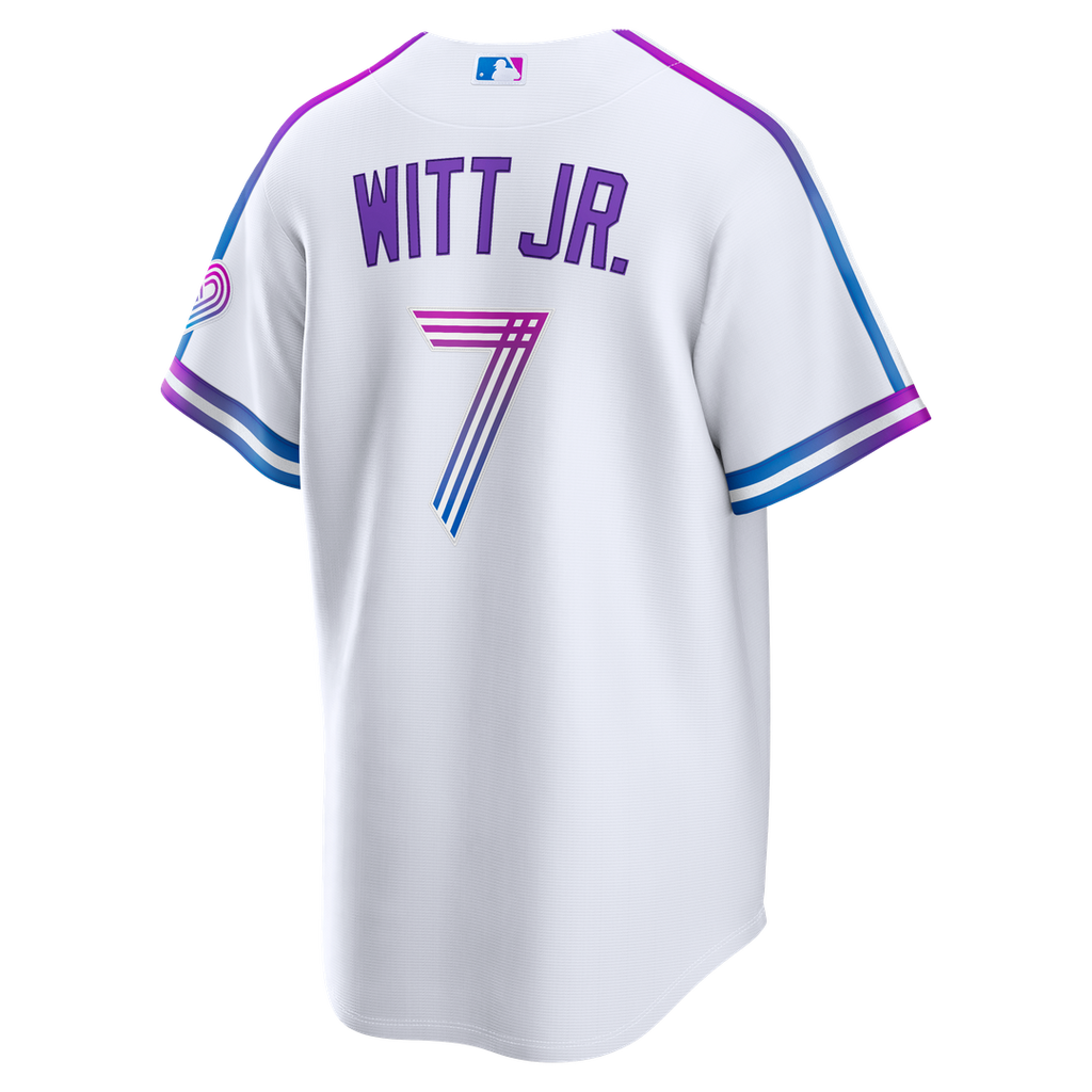 Kansas City Royals Bobby Witt Jr. 2026 City Connect Stadium Jersey (White)