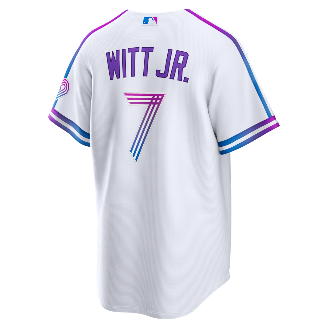 Kansas City Royals Bobby Witt Jr. 2026 City Connect Stadium Jersey (White)