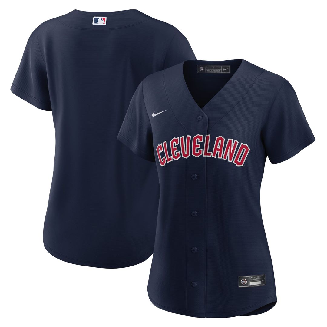 Cleveland Guardians Women's Alternate Official Replica Jersey (Navy)